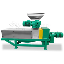 Double screw hemp biomass extrator/hemp leaves drying machine